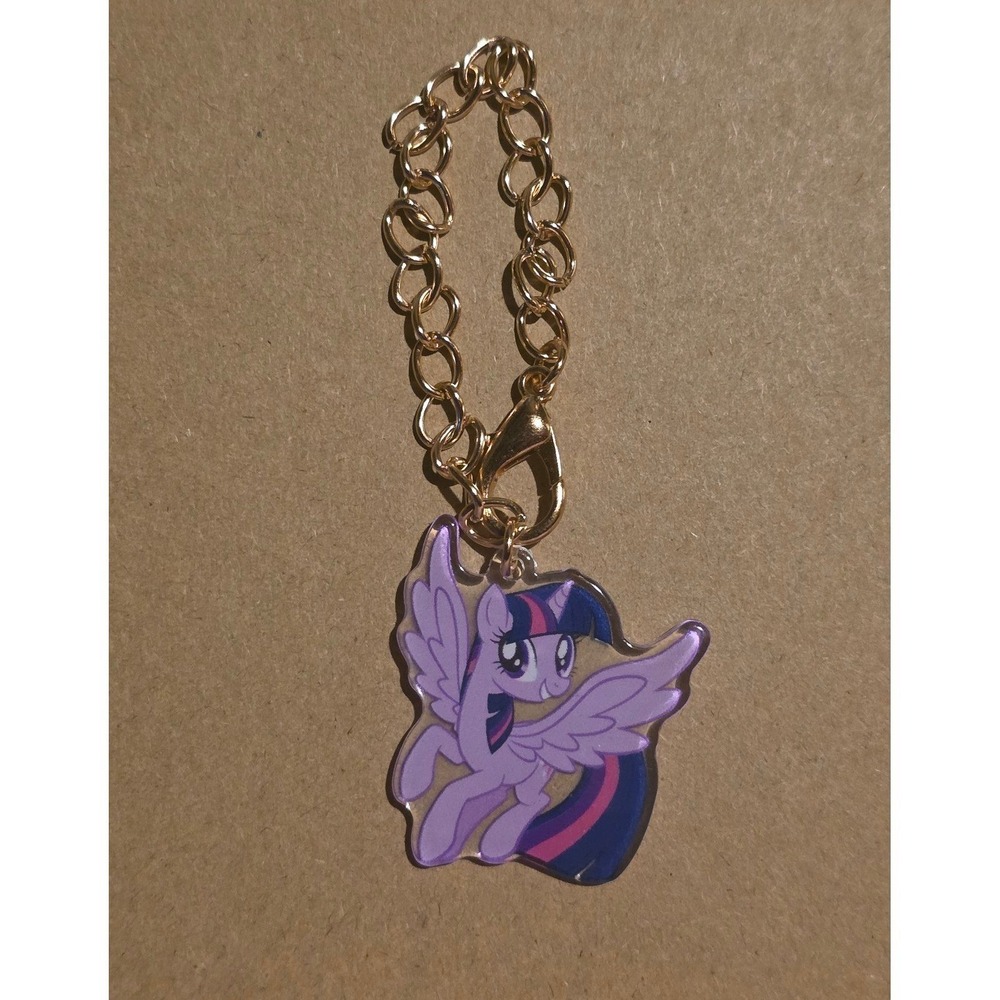 My Little Pony Inspired Keychain Tumbler Charm! Twilight Sparkle!